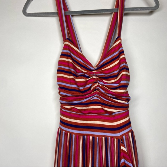 NEW Maeve Anthropologie Small Gabriela Sleeveless Faux Wrap Ruffle Maxi Dress - Picture 8 of 11